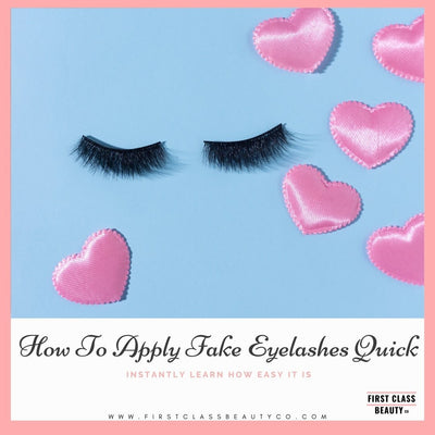 How To Apply Fake Eyelashes