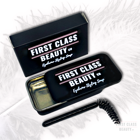 soap brows for feathered eyebrows with all day hold from first class beauty co cruelty-free and vegan makeup