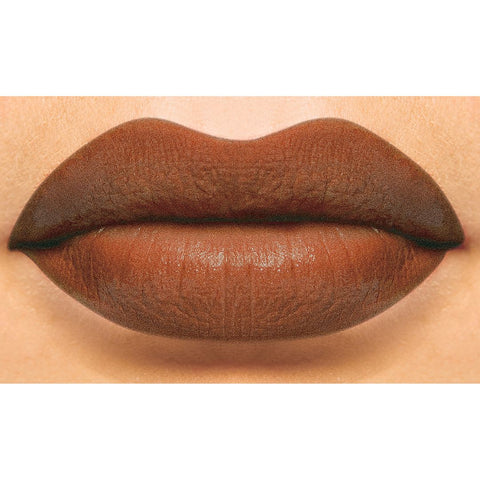 brown lip liner and brown lipstick in shade edith by first class beauty co