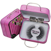 the best vegan mink lashes in custom eyelash case with your name first class beauty co
