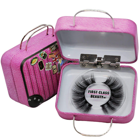 custom eyelash case to add your name to first class beauty co