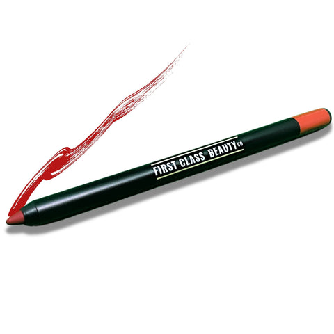 fire engine red lip liner add your name free shipping first class beauty co