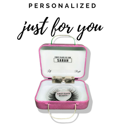 personalized eyelash case by first class beauty co