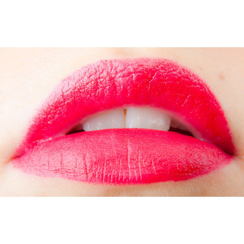 wearing valetina va-va-voom pink lip liner by first class beauty co